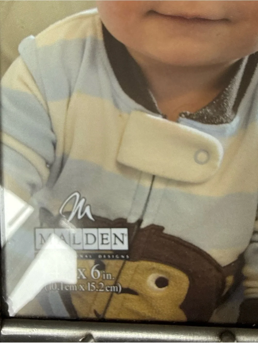 Malden Silver Nursery Photo Frame with Baby Motifs